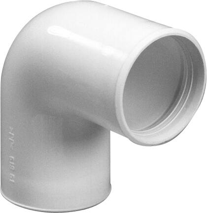 VINKEL 90 GRD INDSTIK/INDSTIK HVID 32 MM