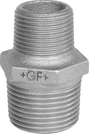 +GF+ BRYSTNIPPEL SORT 3/4X1/2