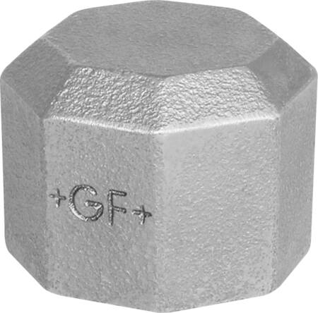 1/2" Sort slutmuffe