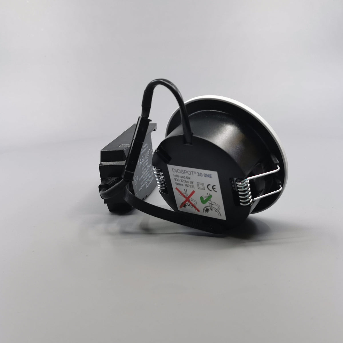 Diospot 30 One 6W 3000K 38° dæmpbar 32mm - hvid (360° frame 16)