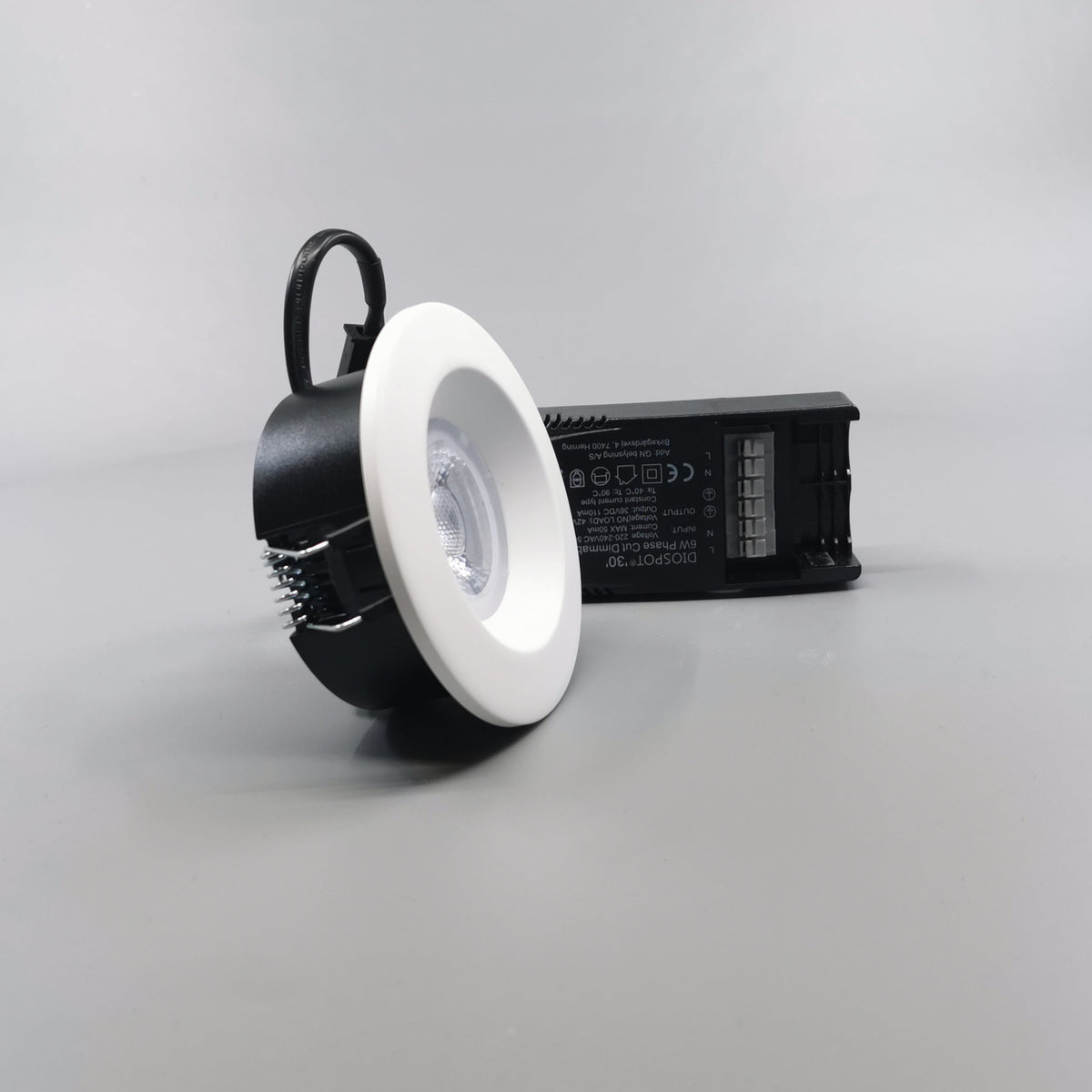 Diospot 30 One 6W 3000K 38° dæmpbar 32mm - hvid (360° frame 21)