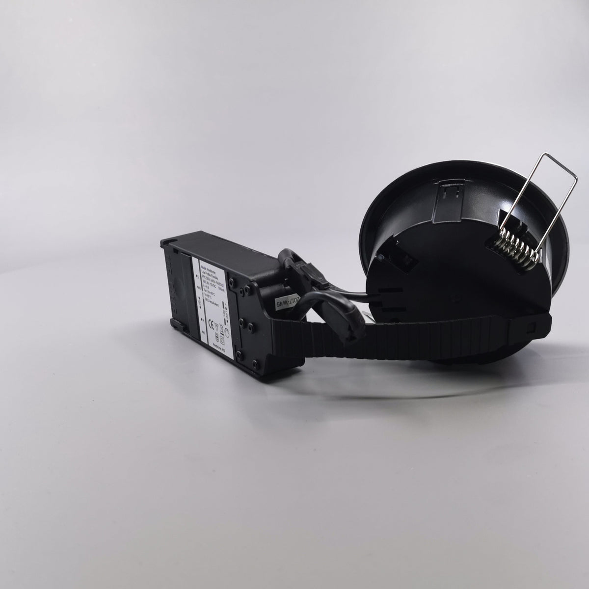 LED spot m. 6W 35° - rund børstet 33mm Type: 3502 (360° frame 15)