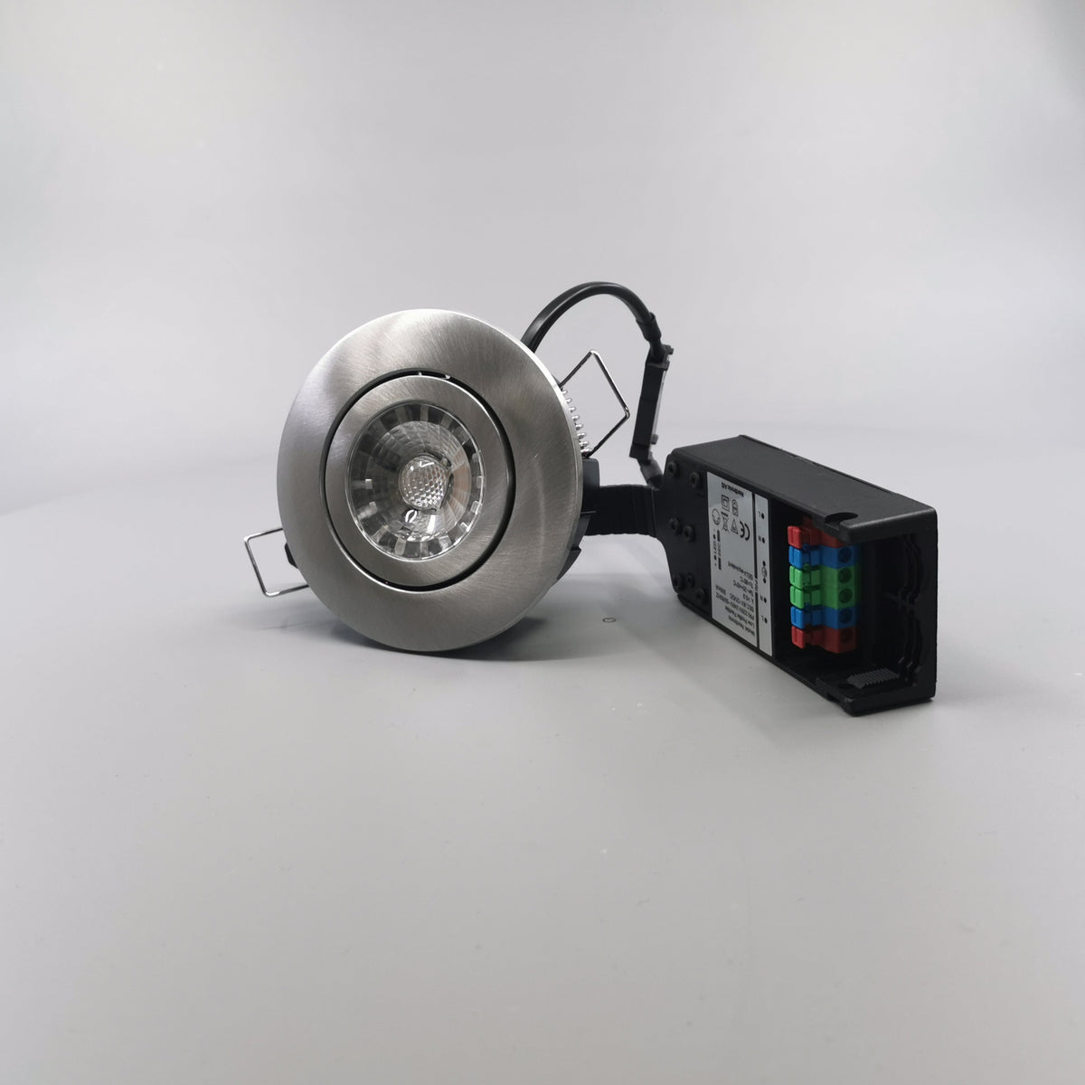 LED spot 6W 35° børstet 3000K 33mm. - Type: 3512 (360° frame 2)