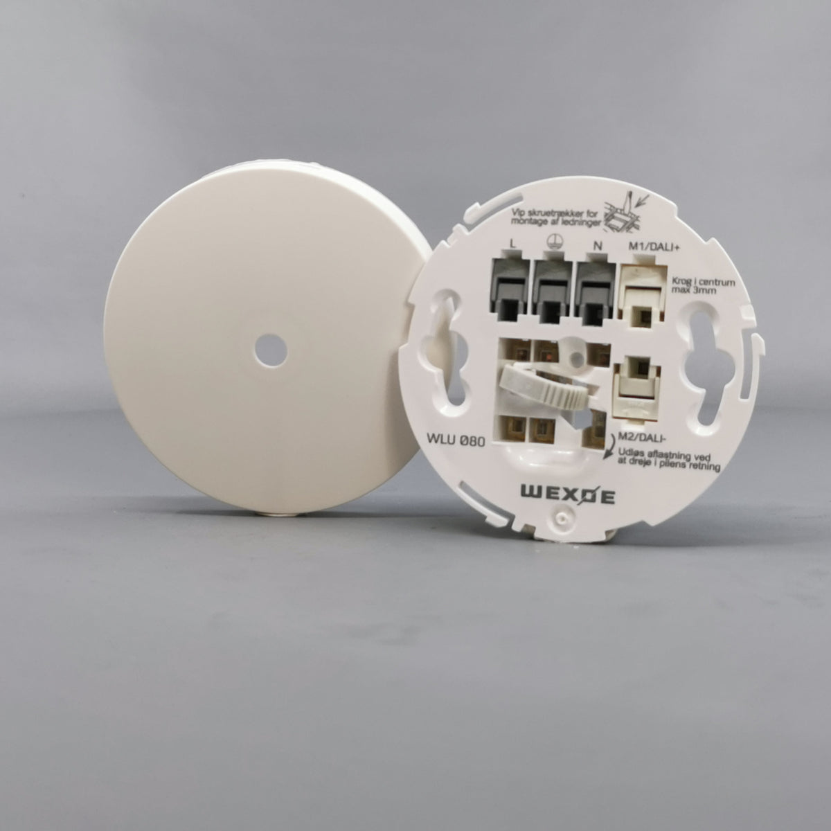 Lampeudtag Universal WEXØE Ø80 hvid (360° frame 2)