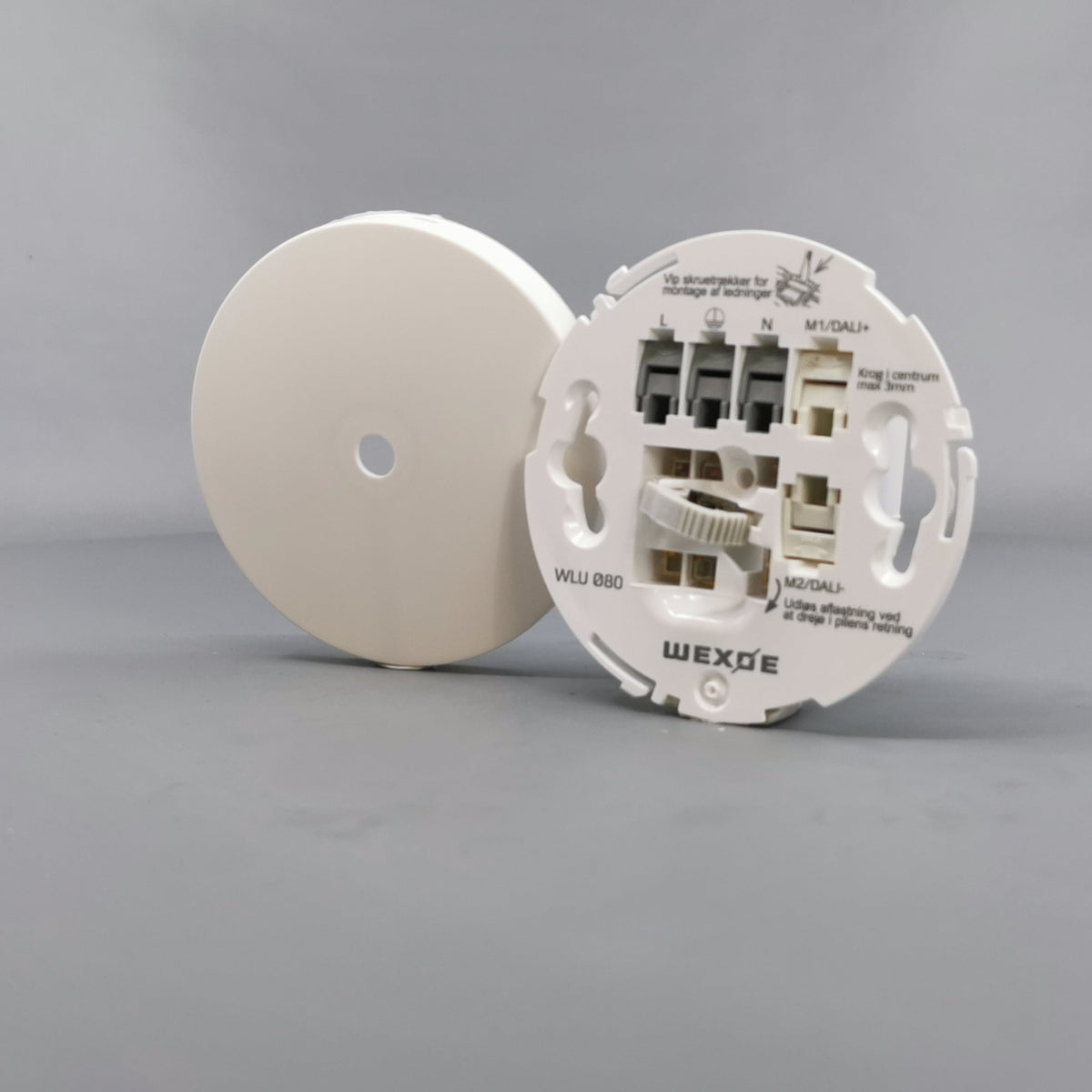 Lampeudtag Universal WEXØE Ø80 hvid (360° frame 3)