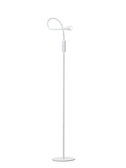 Twist Gulvlampe 3,5W med dæmp, hvid