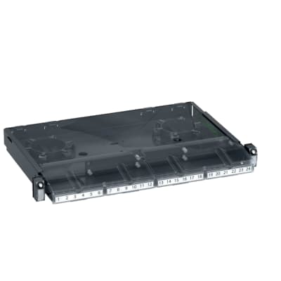 Actassi 19'' Rack patchpanel fiber QuickFix for 4 montageplader 1 HE Advance
