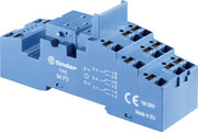 SOKKEL PUSH-IN TIL RELÆ SERIE 55 2/4POL
