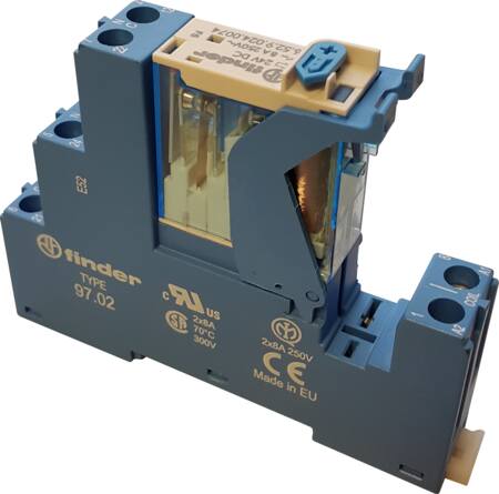 KOMPLET RELÆ 16A 1 C/O 24VDC M.LED