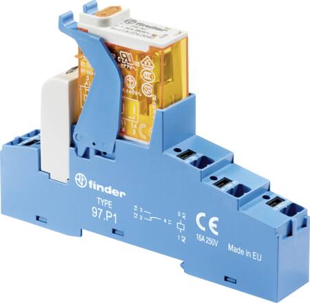 KOMPLET RELÆ 16A 1C/O 230VAC M.LED