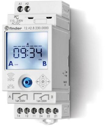 TIME SWITCH 1CO 16A 12-24V AC/DC