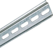 DIN-SKINNE 15MM HØJ, 6,3X18MM HUL 3M.