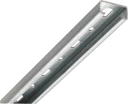 DIN-SKINNE GLAT 2MTR GALVANISERET