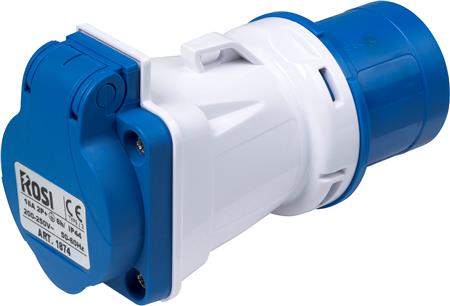 ADAPTER CEE 16A 3P STIKPROP/SCHUKO-UDTAG
