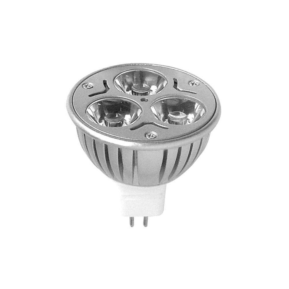 LEDlife TRI3 LED spotpære - 3W, dæmpbar, 12V, MR16 / GU5.3, erstatter 40W