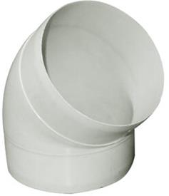 FRESH PLASTSYSTEM 125 BØJNING Ø125 45GR.
