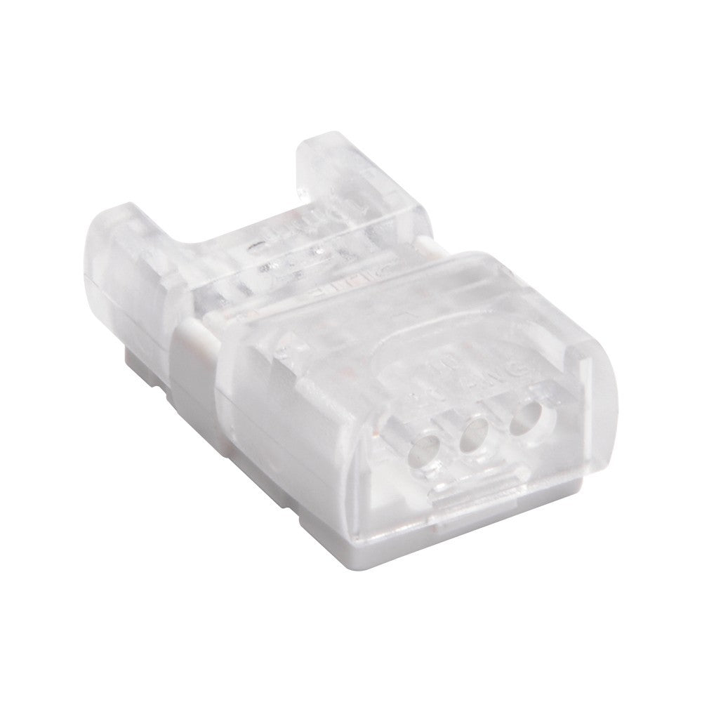 Slim Samler med ledning til LED strip - 10mm, enkeltfarvet, IP20, 5V-24V