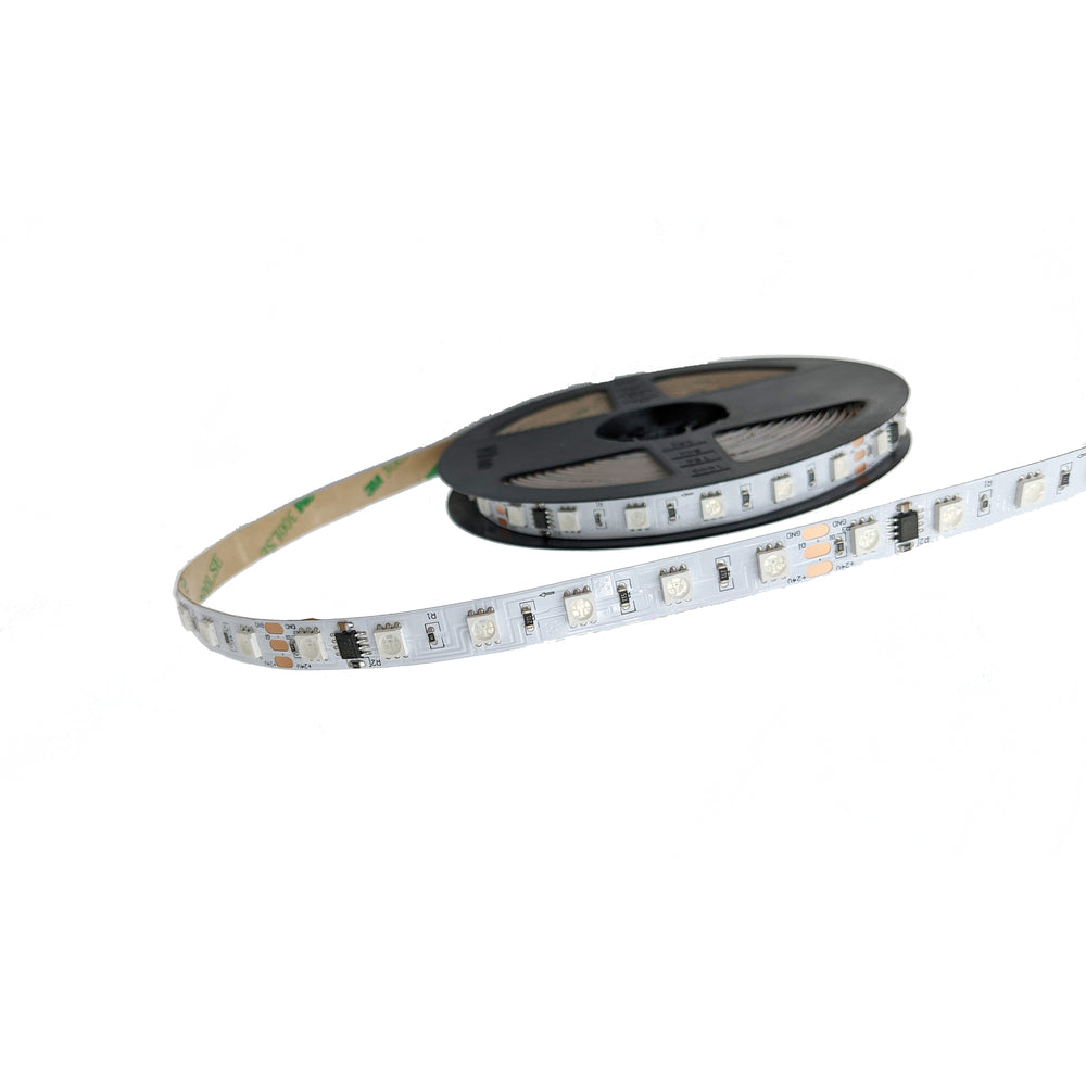 RGBIC LED-strips - 12W/m, 5m, IP20, 60 LED pr. meter, 24V