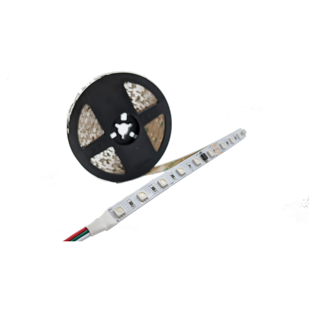 RGBIC LED-strips - 12W/m, 5m, IP20, 60 LED pr. meter, 24V