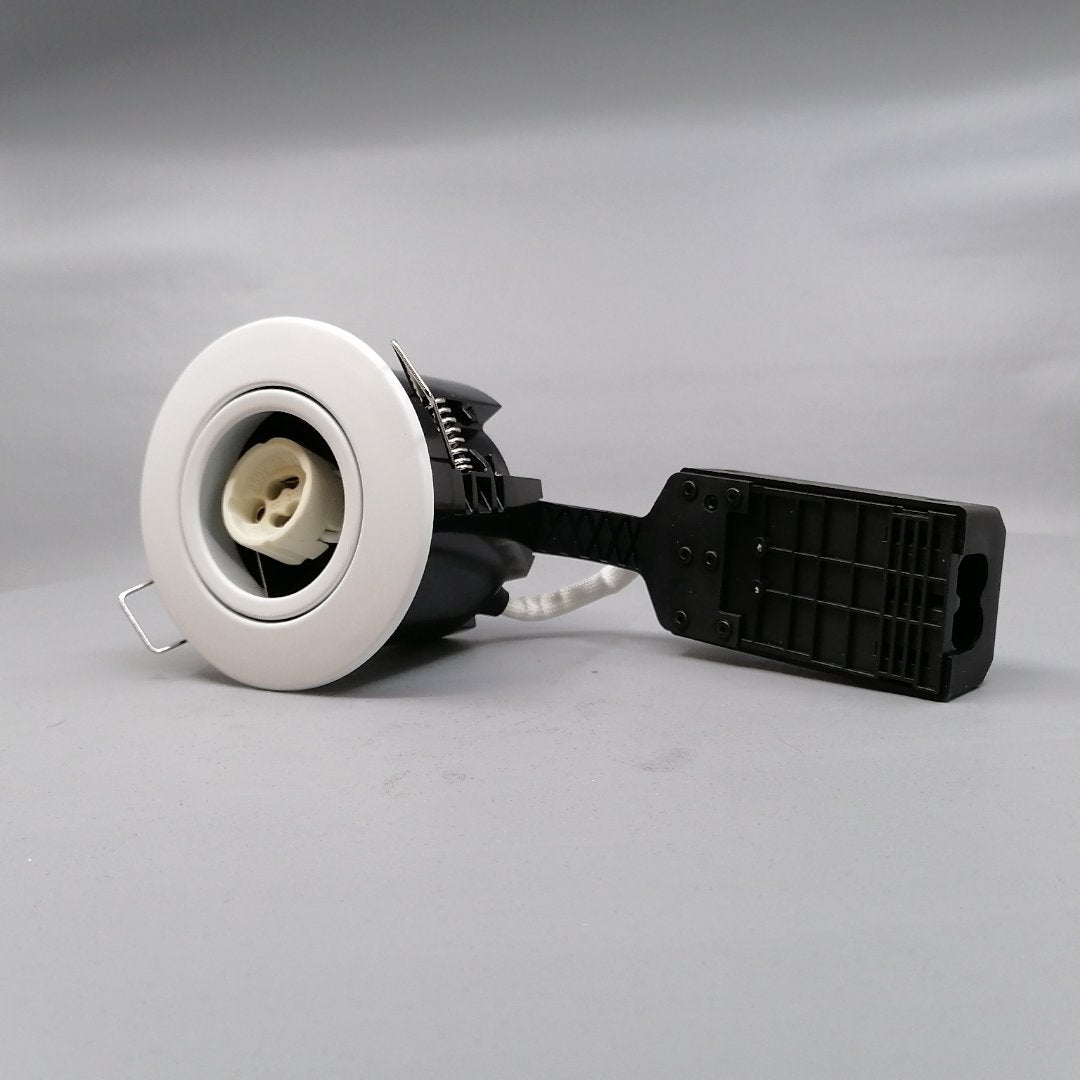 Pro Indbygningsspot m. GU10 fatning - mat hvid (360° frame 3)
