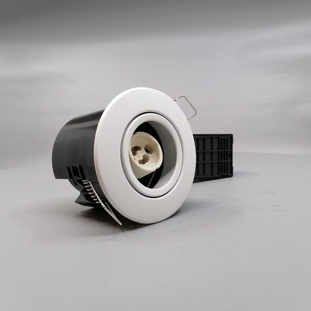 Pro Indbygningsspot m. GU10 fatning - mat hvid (360° frame 22)