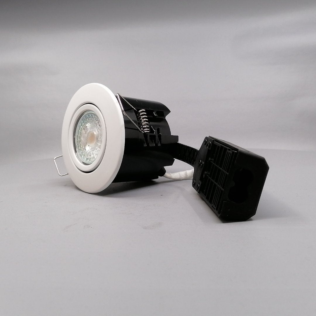 Pro Indbygningsspot m 5,5W DimTone LED pære - Mat hvid (360° frame 4)