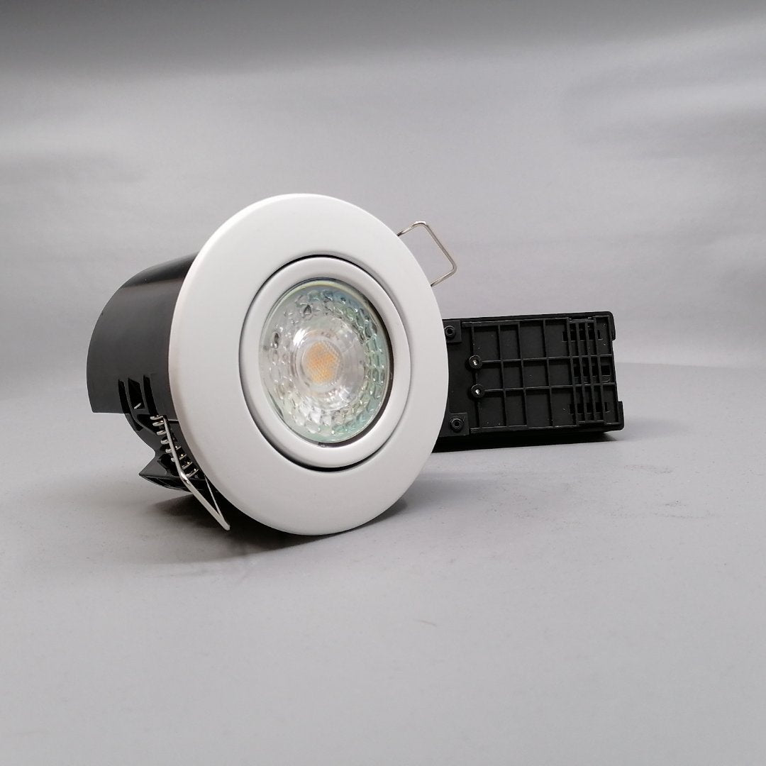 Pro Indbygningsspot m 5,5W DimTone LED pære - Mat hvid (360° frame 22)