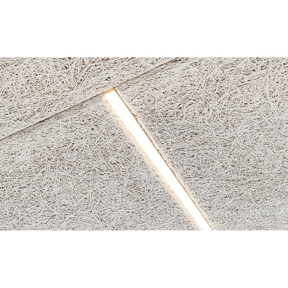 Troldtekt LED dæmpbar skinnesæt 3x60 cm - Planforsænket, Triac dæmpbar, Akustilight inkl. ledninger og driver