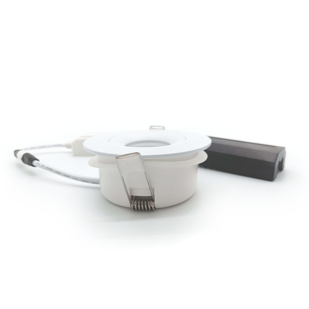 LEDlife 7W Low Profile Indbygningsspot - Ø8,3 cm Hul, Ø10 cm Mål, RA95, CCT, Dæmpbar 230V