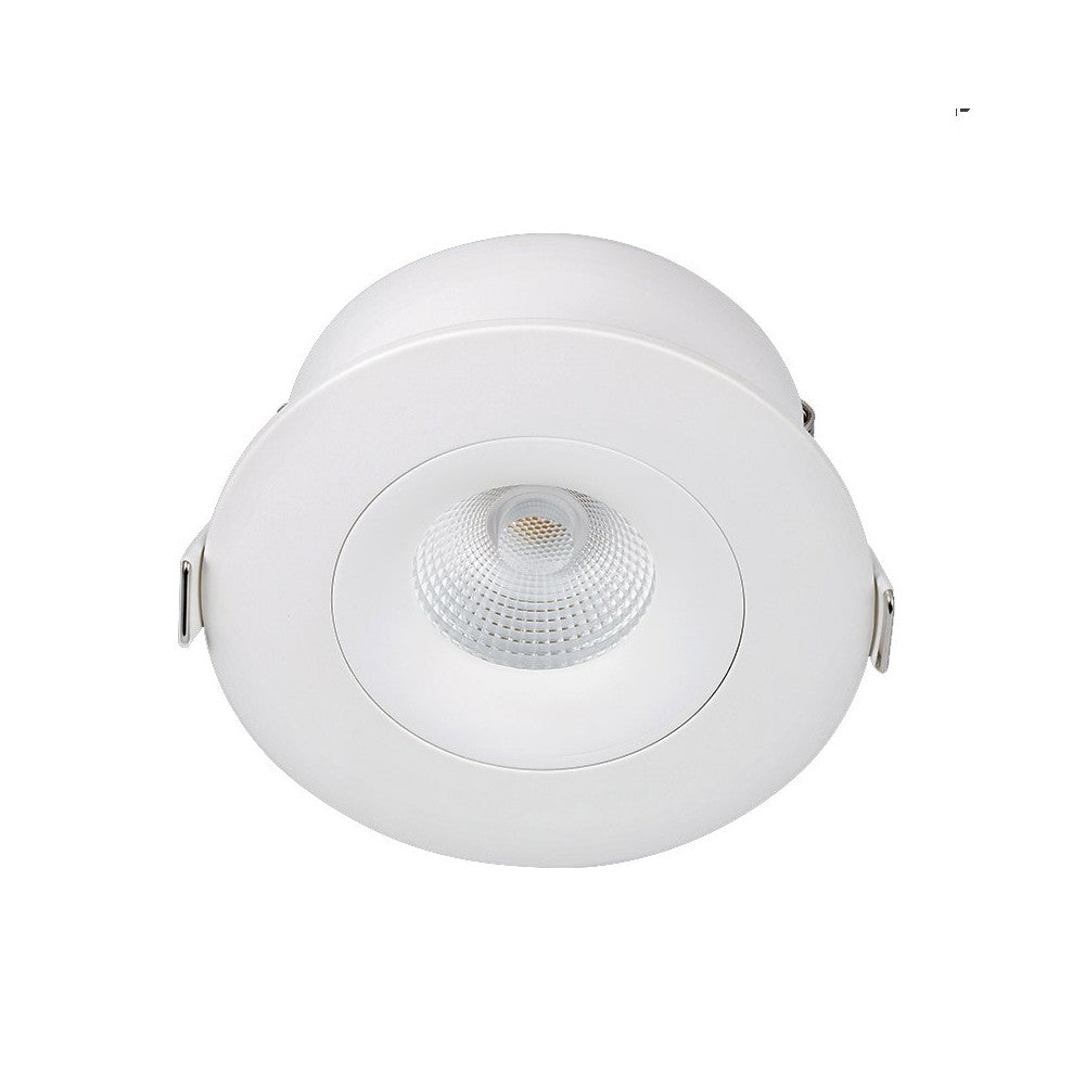 LEDlife 7W Low Profile Indbygningsspot - Ø8,3 cm Hul, Ø10 cm Mål, RA95, CCT, Dæmpbar 230V