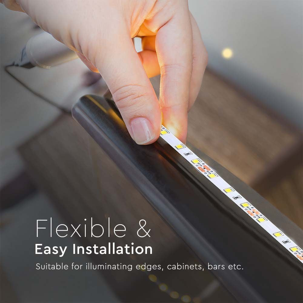 V-Tac 8W/m LED strimmel - 5m, 60 LED pr. meter