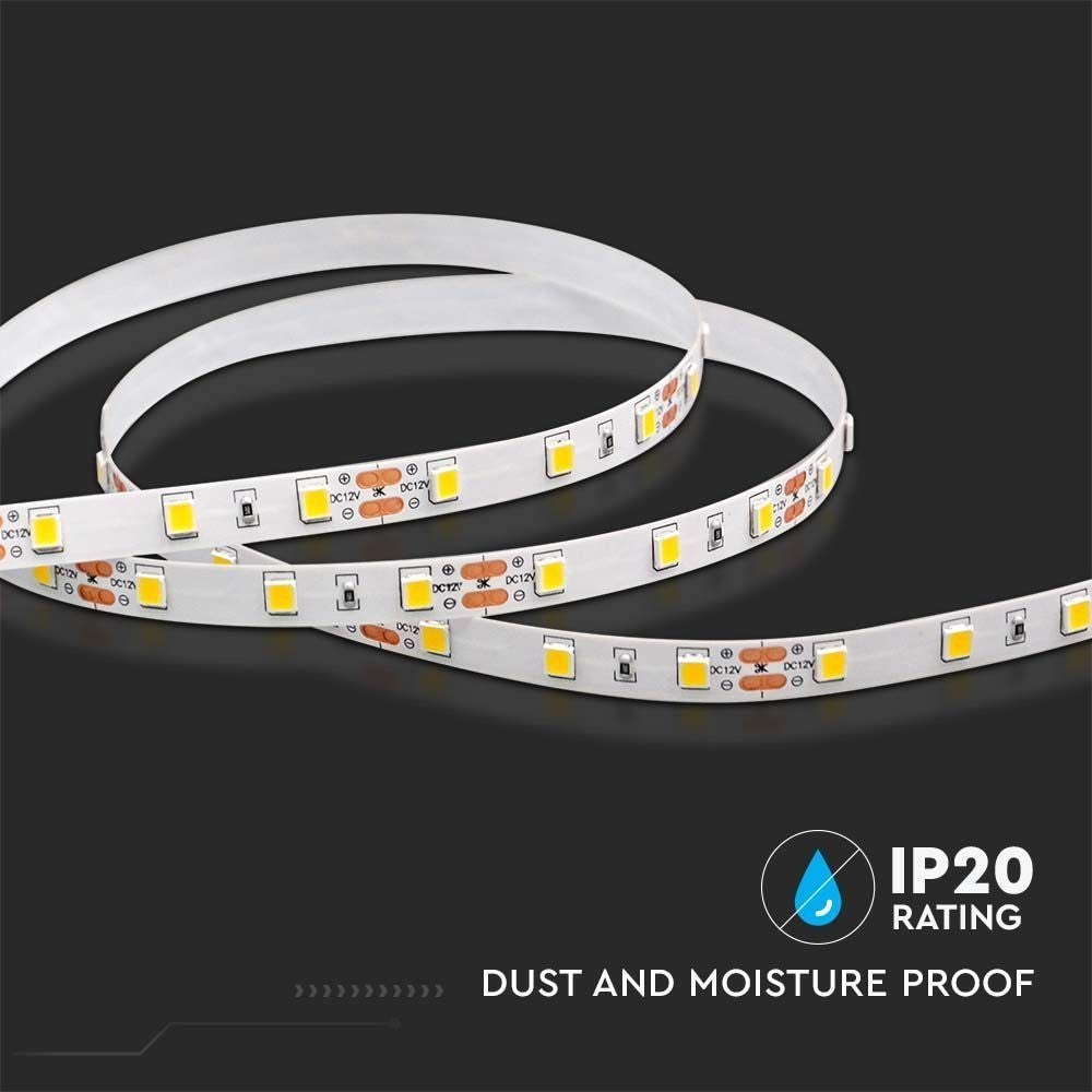 V-Tac 8W/m LED strimmel - 5m, 60 LED pr. meter
