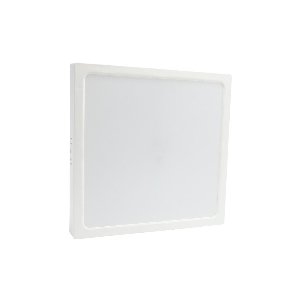Spectrum 24W LED loftslampe - 29 x 29cm, H:3,8cm, hvid kant, inkl. lyskilde