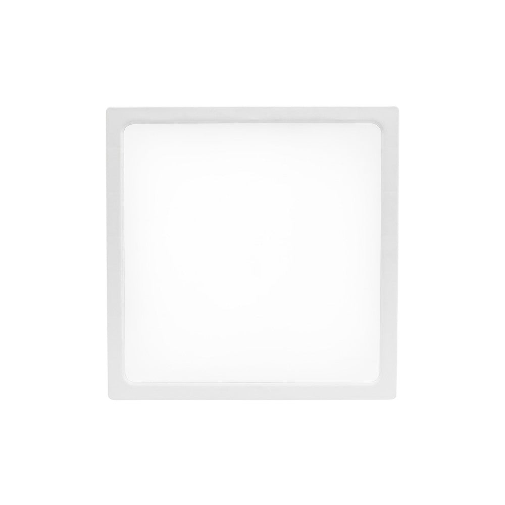 Spectrum 24W LED loftslampe - 29 x 29cm, H:3,8cm, hvid kant, inkl. lyskilde