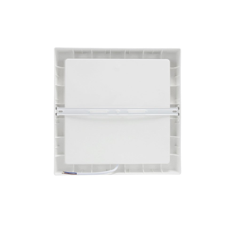 Spectrum 24W LED loftslampe - 29 x 29cm, H:3,8cm, hvid kant, inkl. lyskilde
