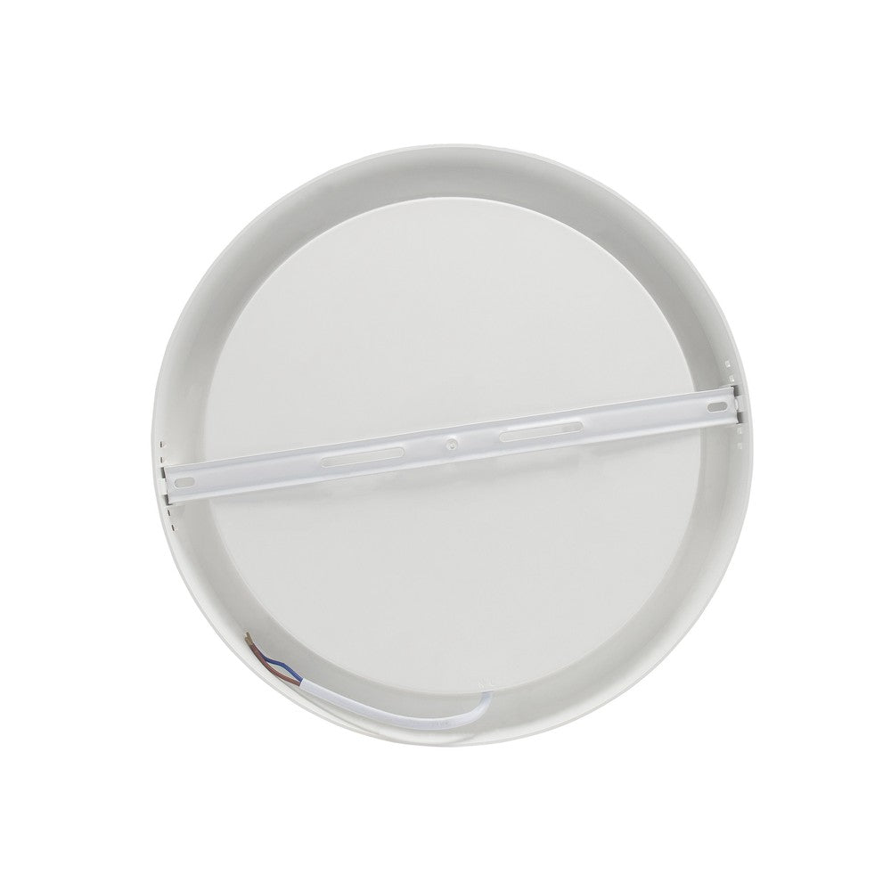 Spectrum 24W LED loftslampe - Ø29cm, H. 3,8cm, hvid kant, inkl. lyskilde (2650lm, RA80, 230V)