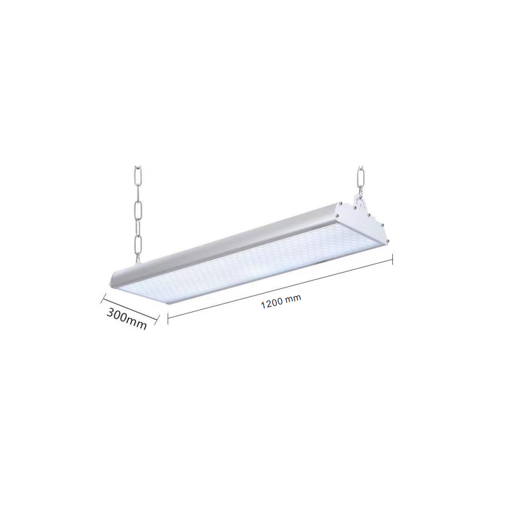 200W LED sportshal loftslampe - UGR19, blændfri, med Philips driver og inkl. lyskilde - 24000lm, RA80