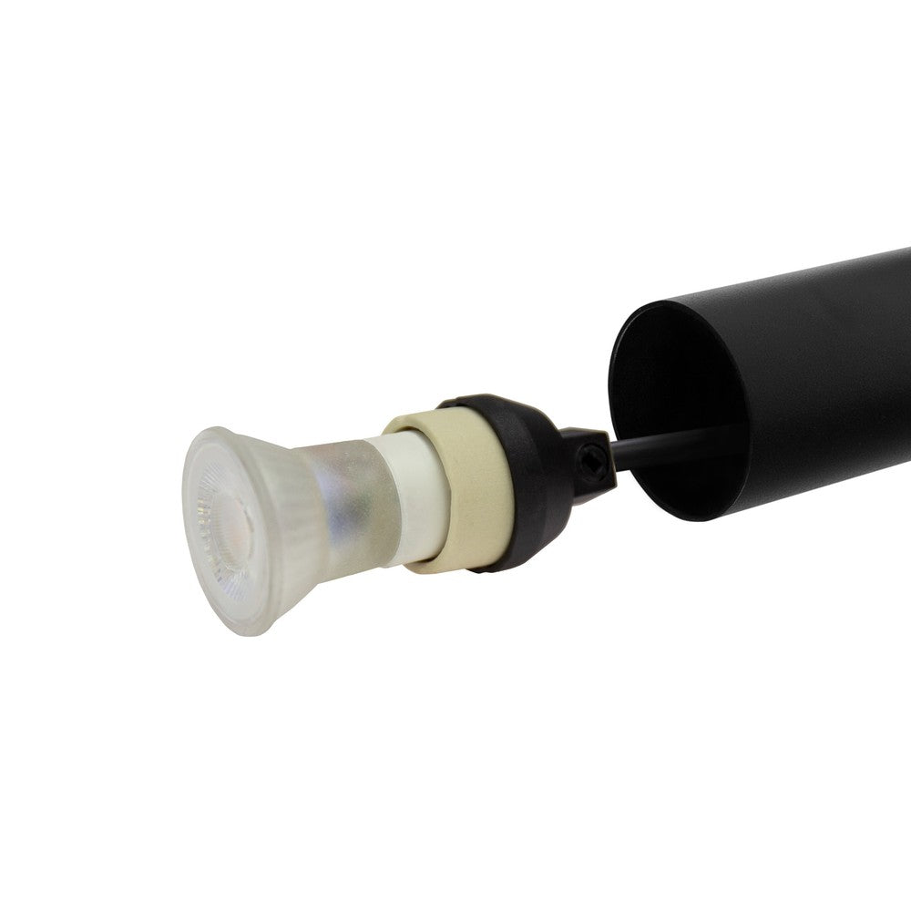 Spectrum Pendellampe - Sort, Ø4 cm, GU10, 230V, 5 års producentgaranti