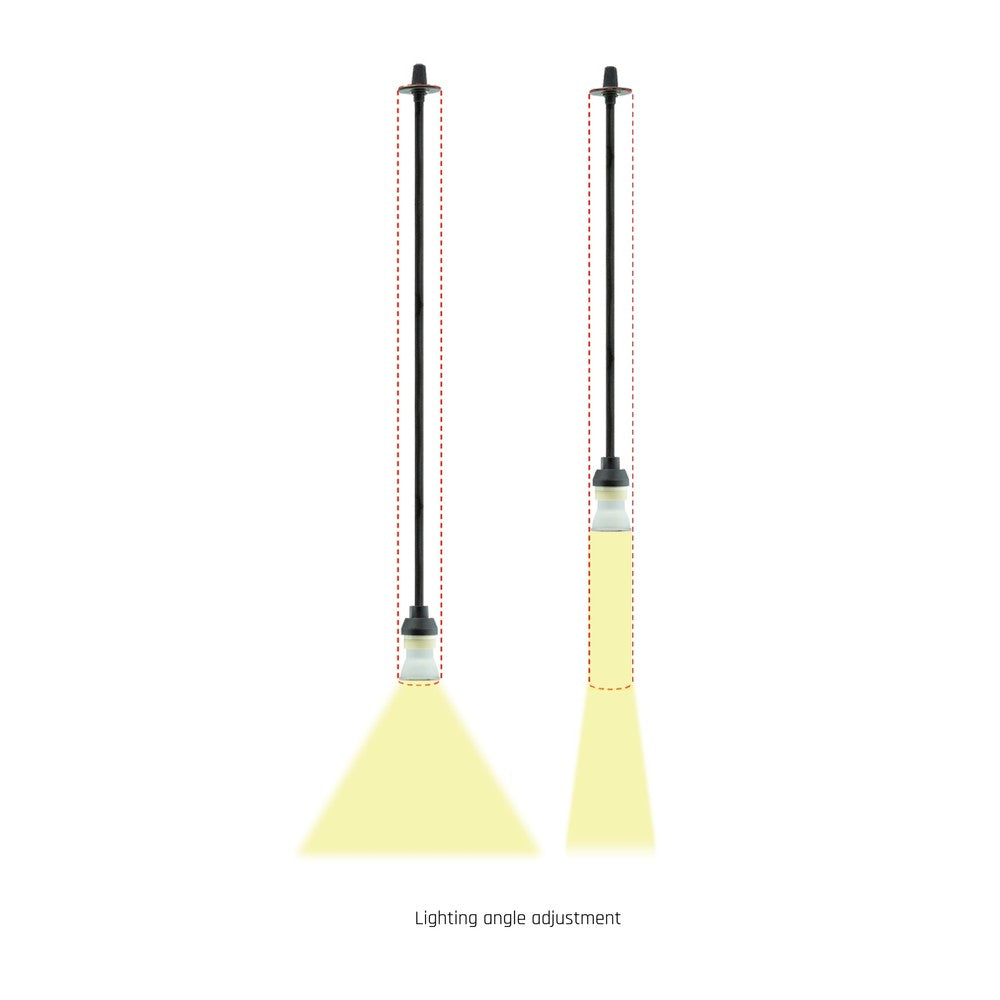 Spectrum Pendellampe - Sort, Ø4 cm, GU10, 230V, 5 års producentgaranti