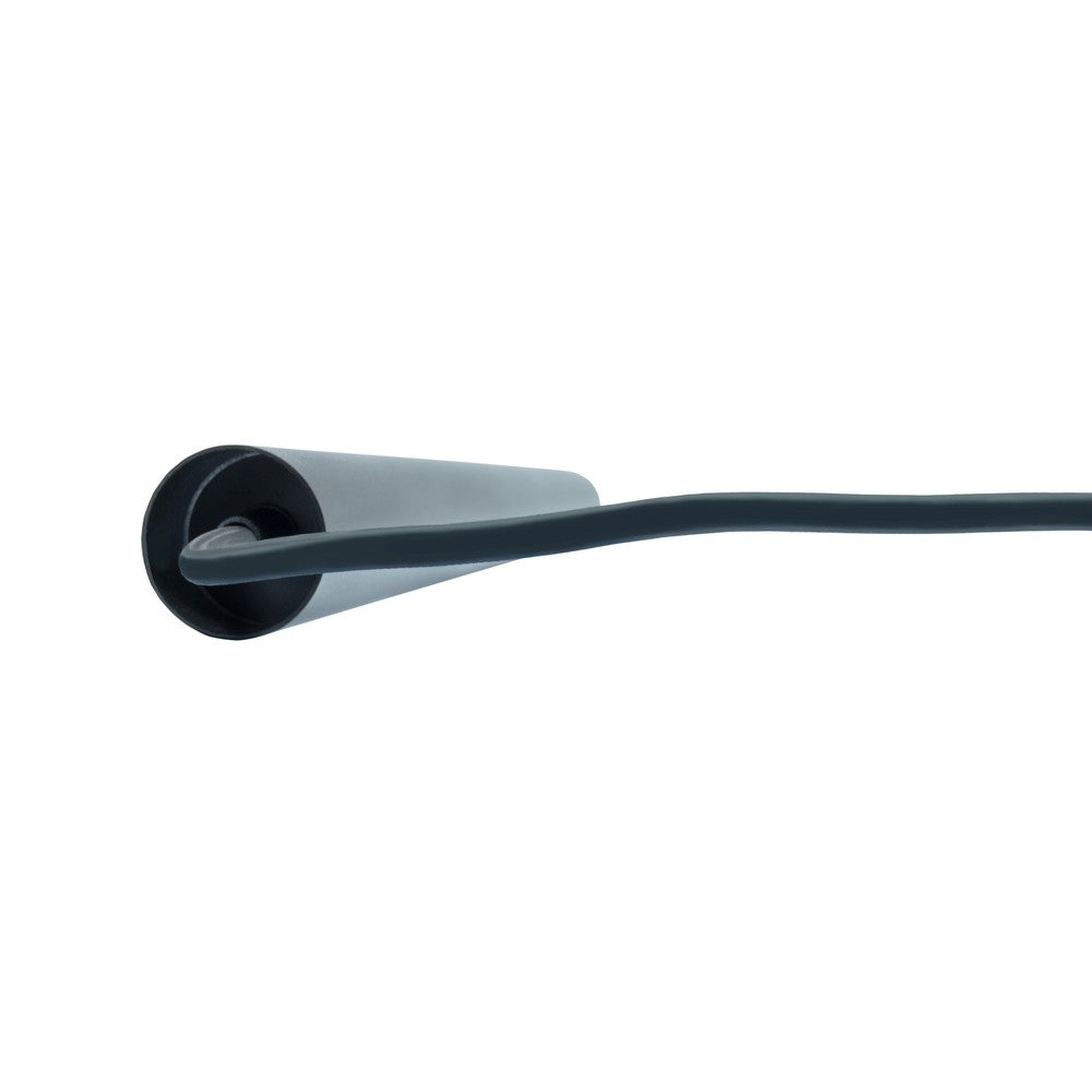 Sort Skinnespot pendellampe med GU10 fatning - 230V - 5 års producentgaranti
