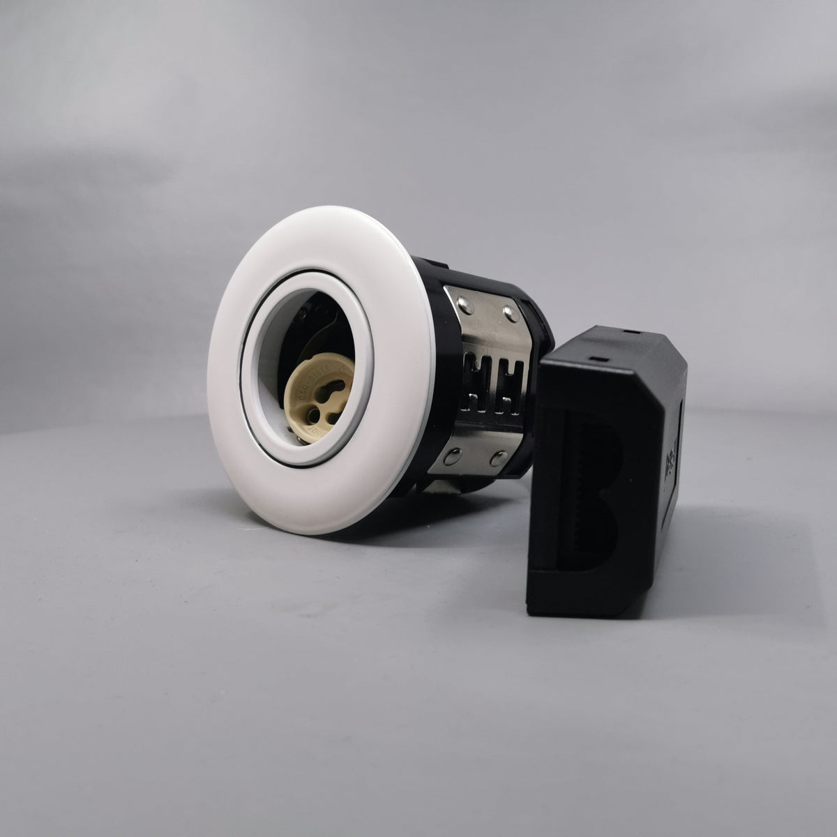 Pro indbygningsspots m/GU10 fatning - rund mat hvid (360° frame 4)