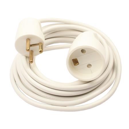 FORLÆNGERLEDNING HVID MED JORD 5M