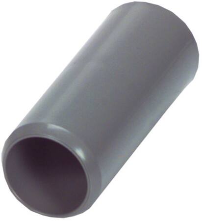 MUFFE HALOGENFRI LYSEGRÅ 50MM