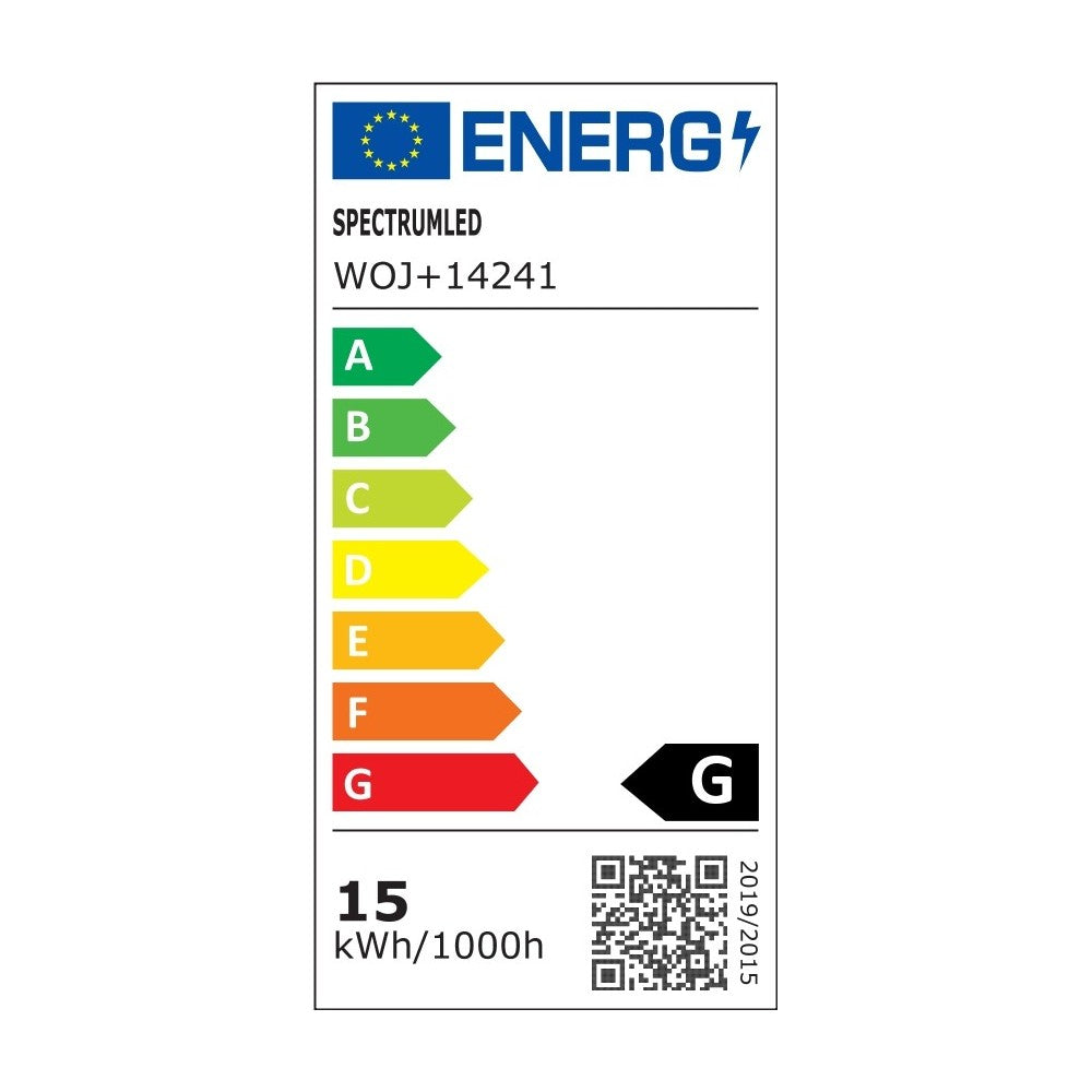 Spectrum 15W LED spot - Hvid, 12V, G53, AR111 - Effekt: 15W, 230V input, 950lm