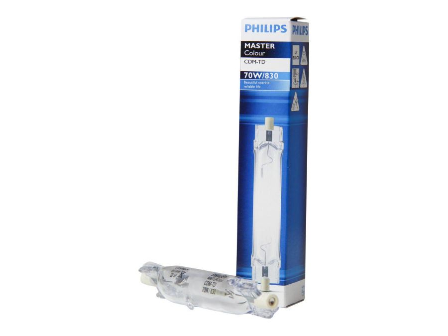 CDM-TD metalhalogen - 230V / 70W, 78mm, RX7S sokkel