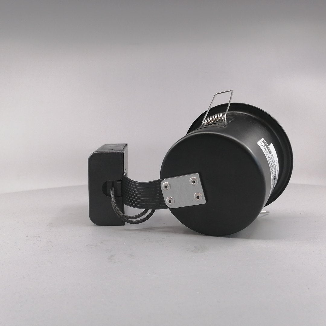 Pro indbygningsspot m. 3-Trins dæmpbar LED pære 3000K - Mat sort (360° frame 15)