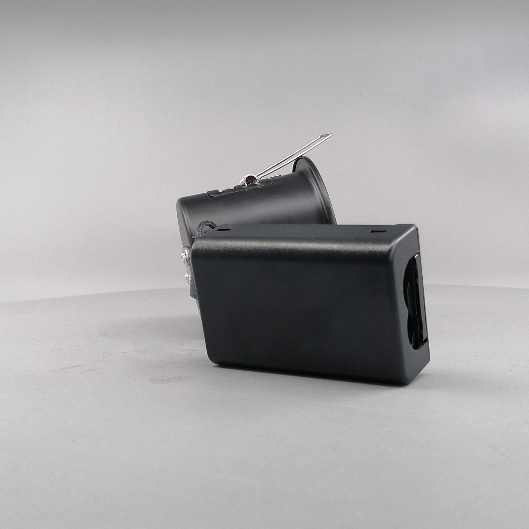 Indbygningsspot m 5,5W DimTone LED pære - Mat sort (360° frame 18)