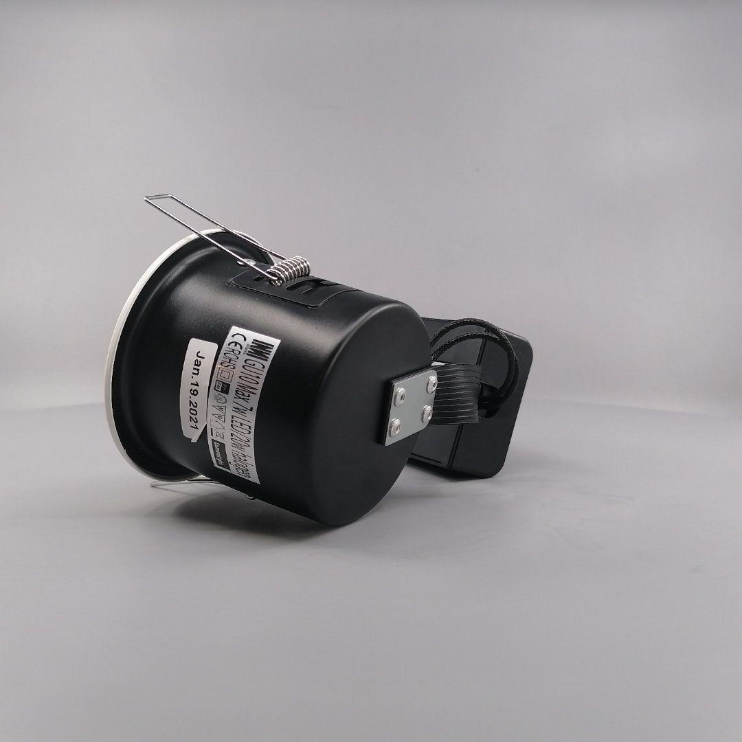 Pro indbygningsspot m 5W LED pære 3000K - Mat hvid (360° frame 9)