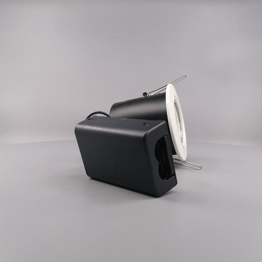 Pro indbygningsspot m 5W LED pære 3000K - Mat hvid (360° frame 20)