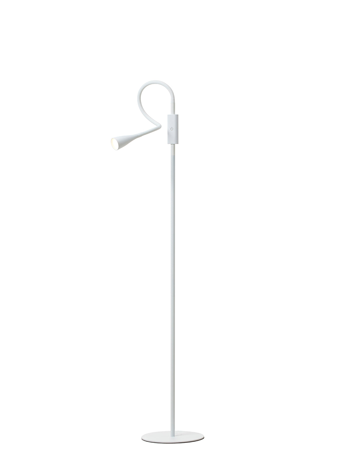 Twist Gulvlampe 3,5W med dæmp, hvid